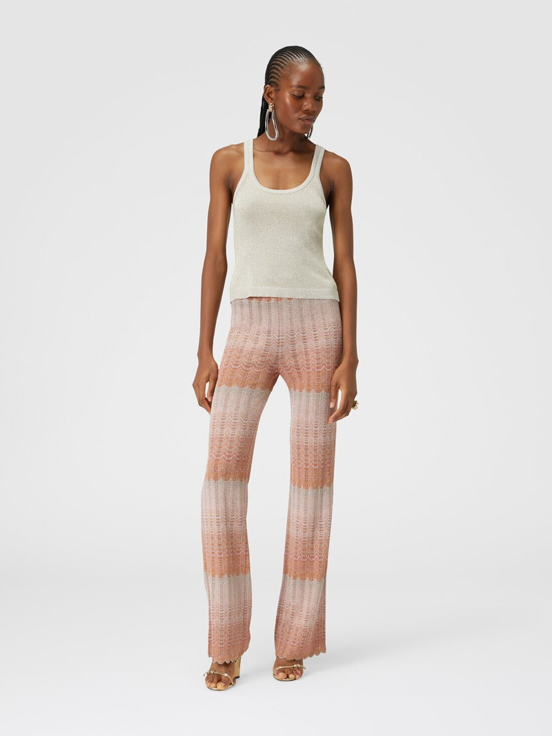 Missoni Glitter-effect viscose tank top outlook
