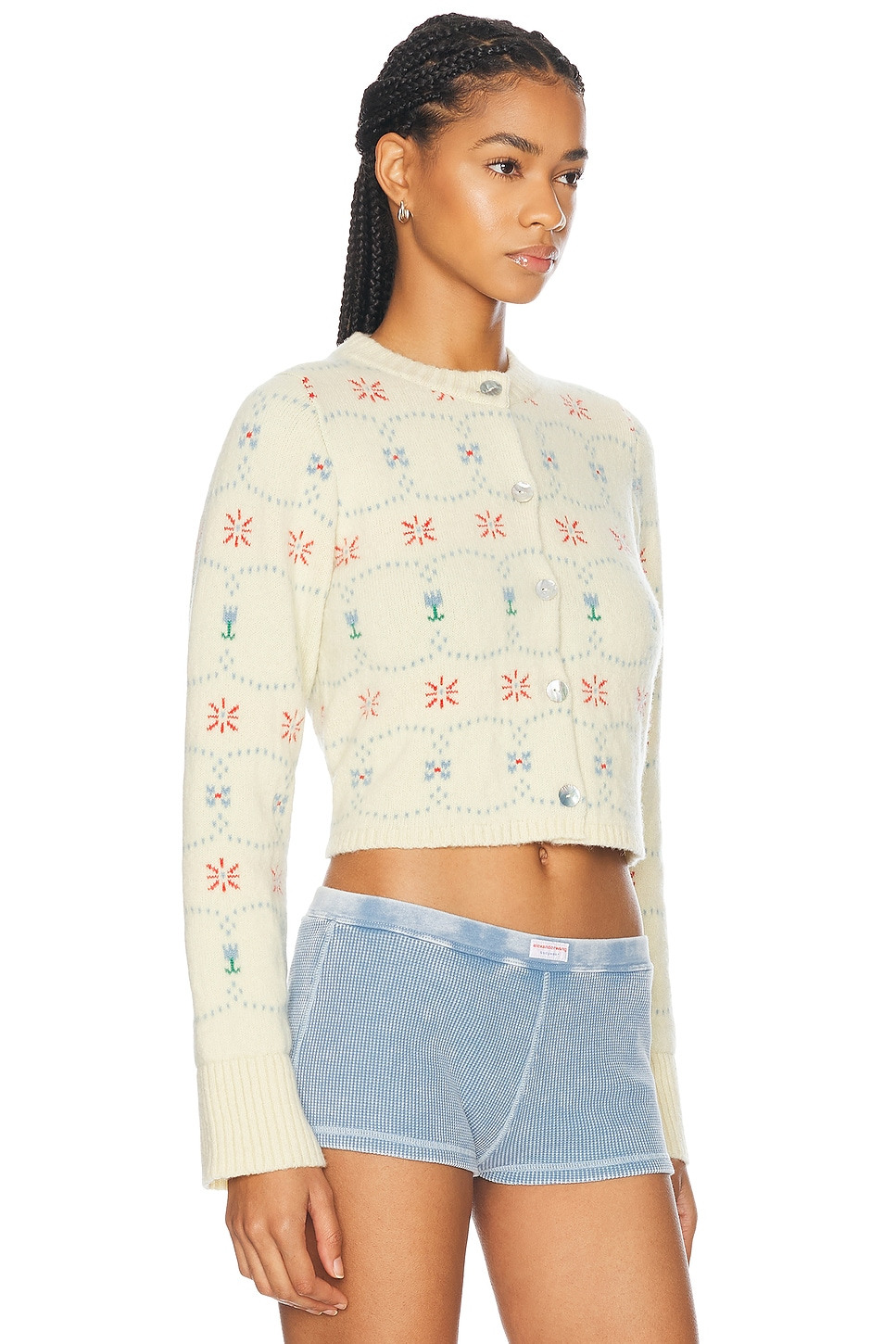Western Fair Isle Cashmere Cardigan - 2