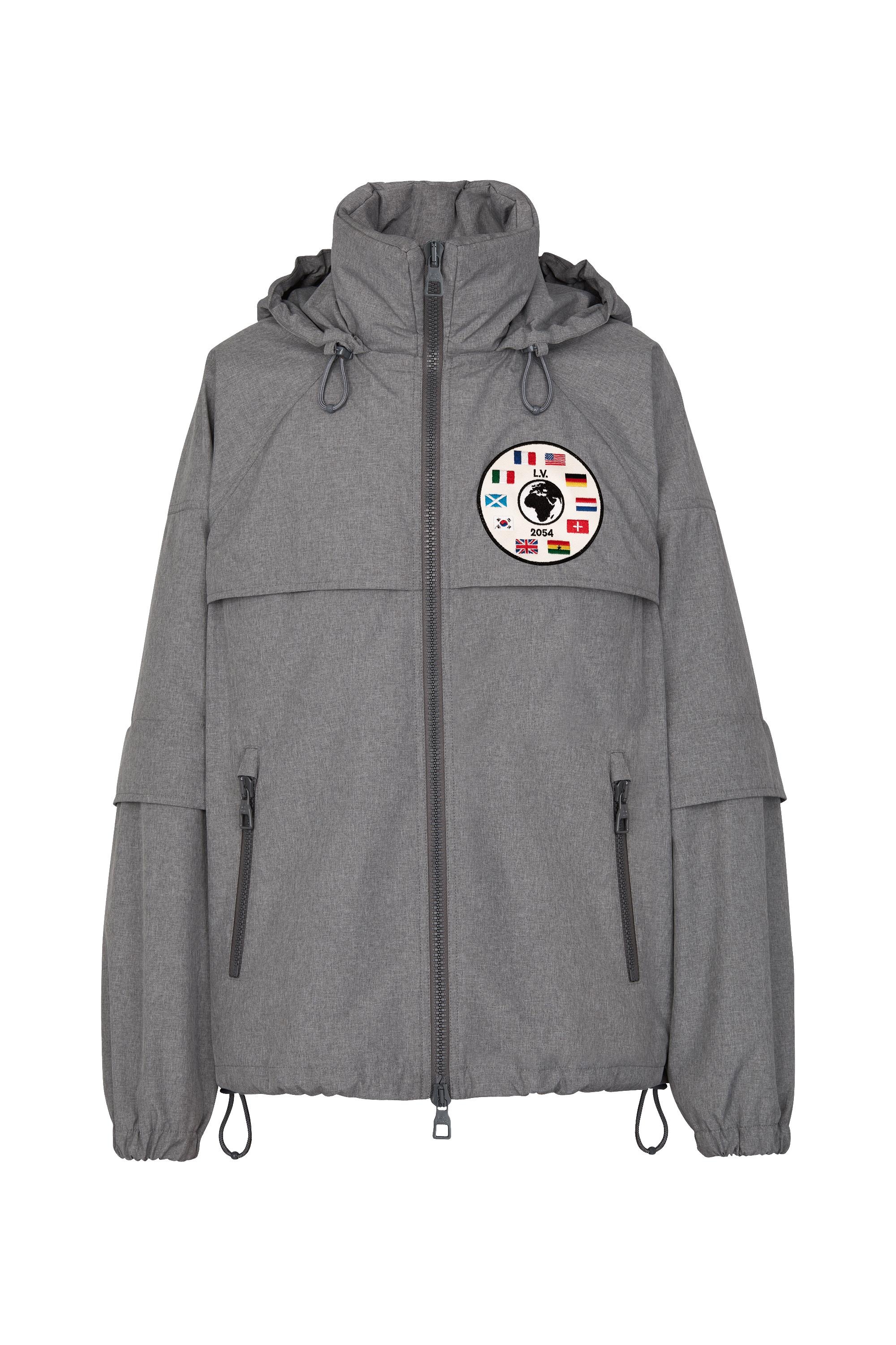 Windbreaker With Flags Patch - 1