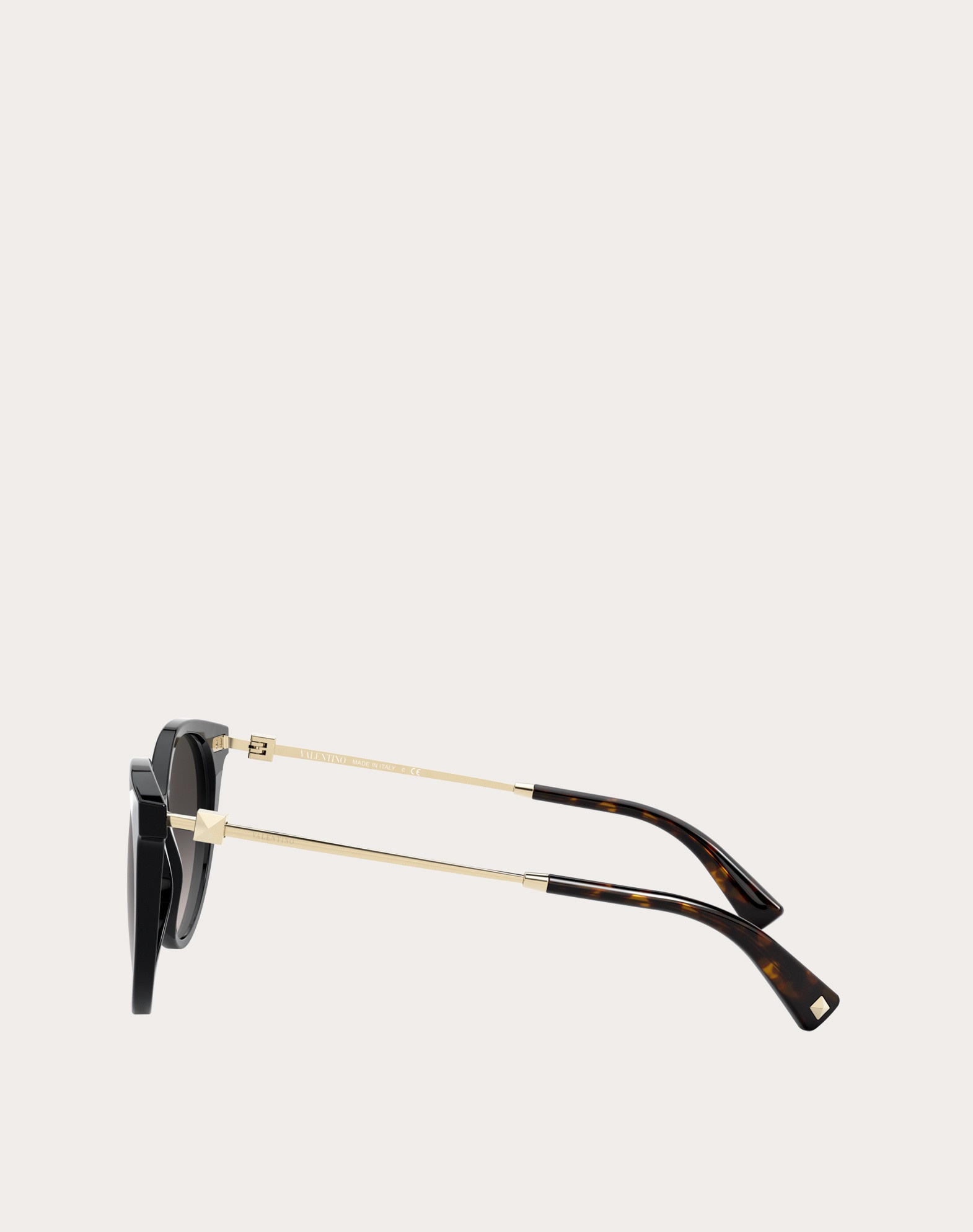 ROUND ACETATE FRAME WITH FUNCTIONAL STUD - 3