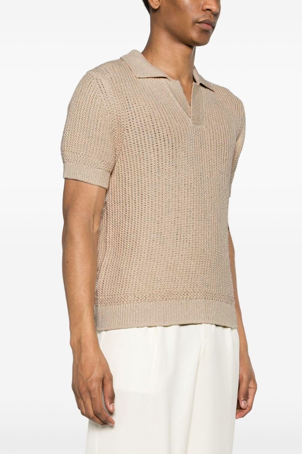 Knitted polo shirt - 2