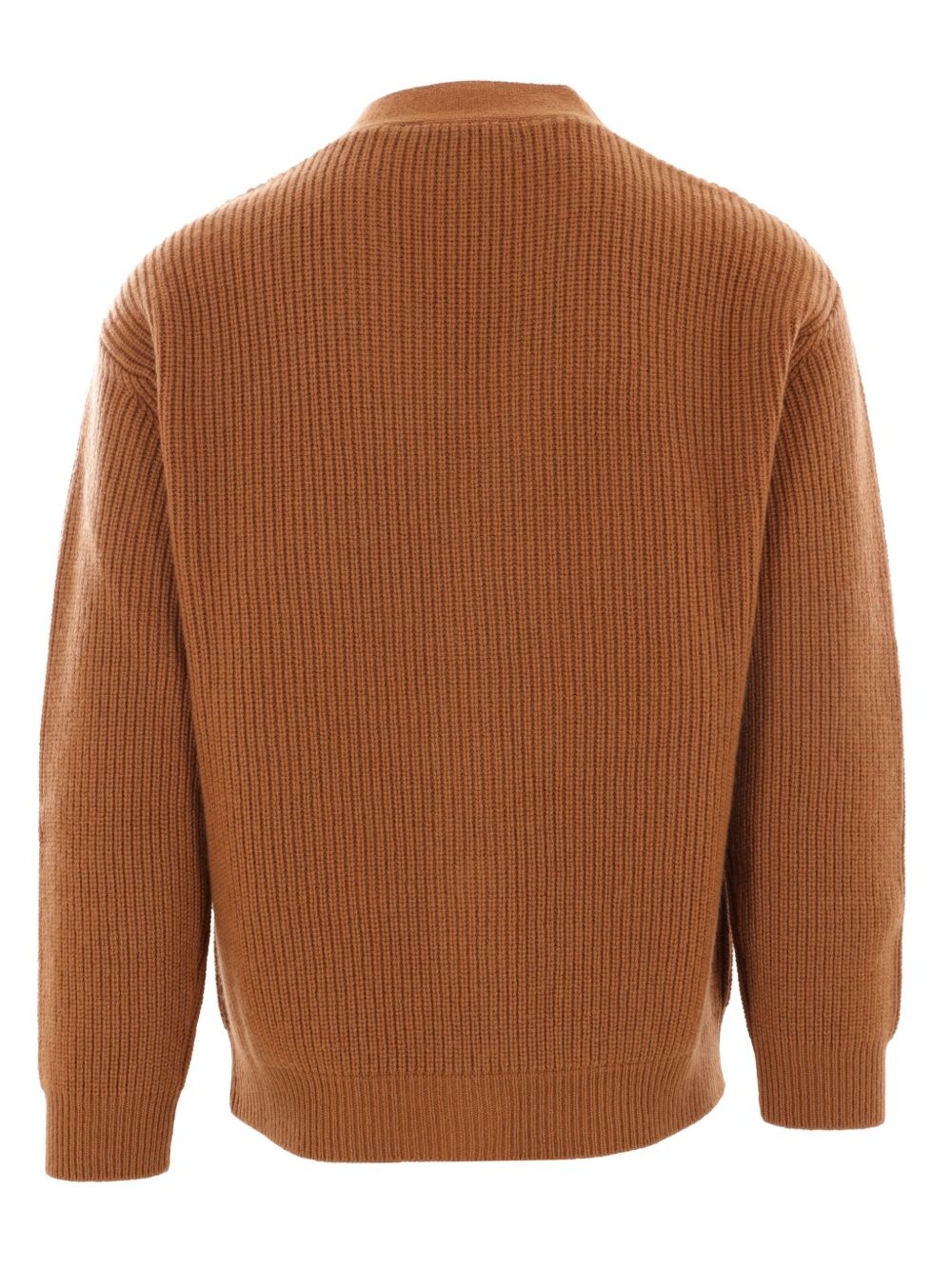 v-neck buttoned cardigan - 2