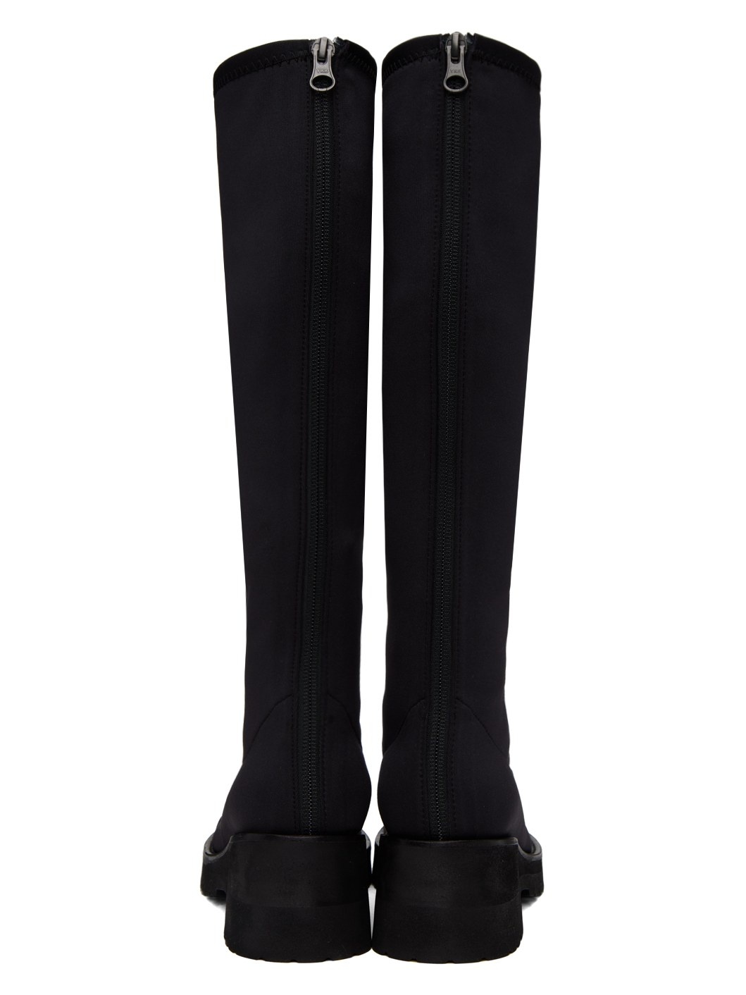 Black Scuba Long Boots - 2