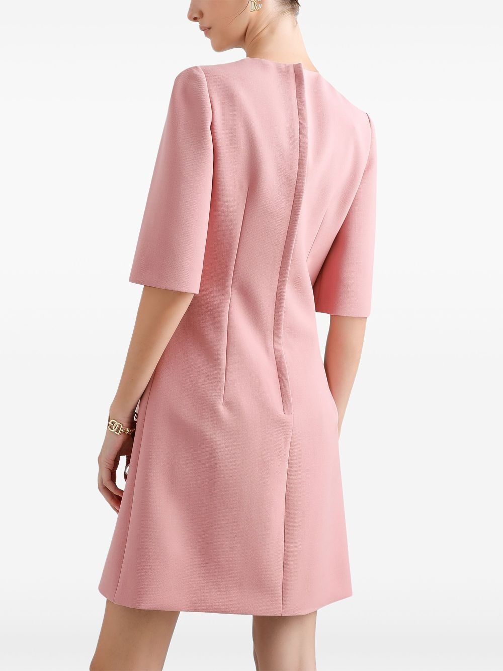 wool mini dress - 4