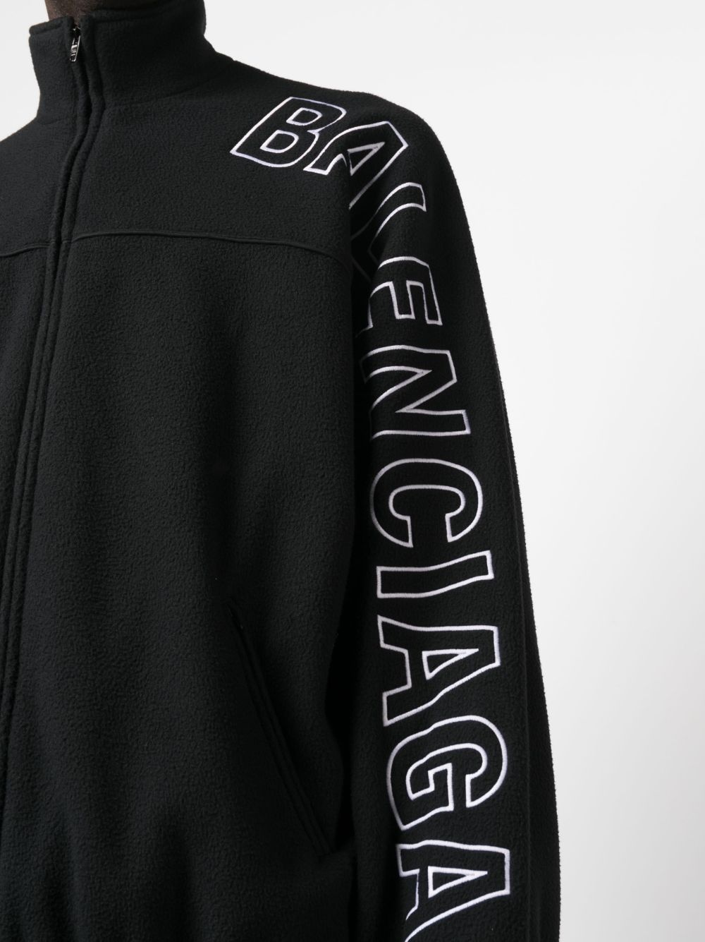 logo-print track jacket - 5