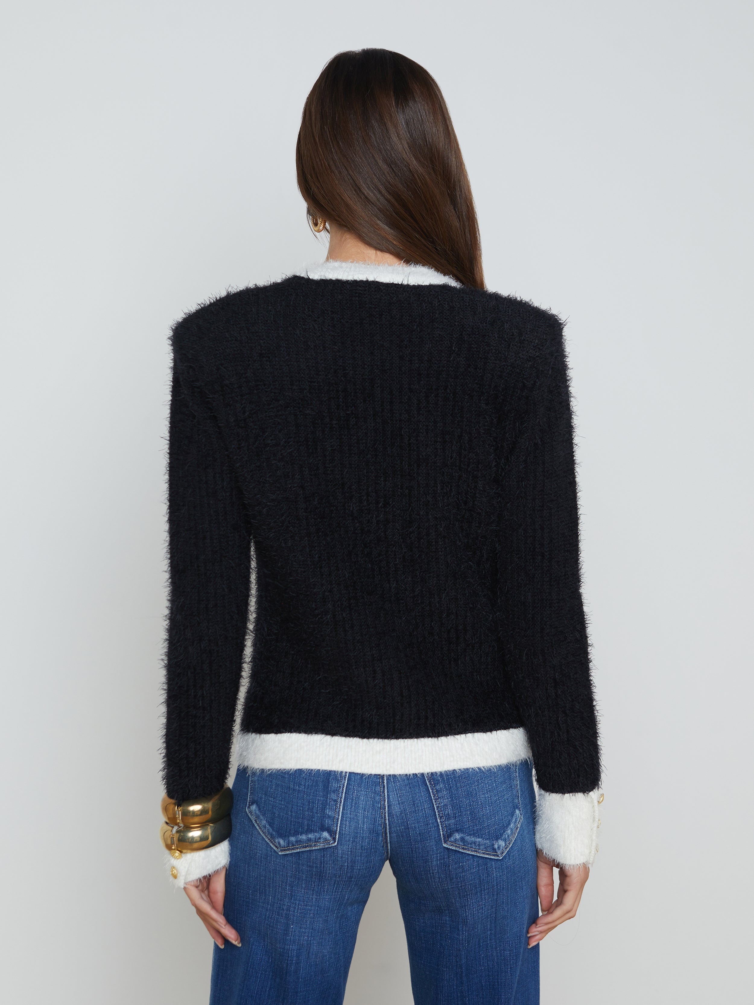 Georgia Contrast Cardigan Blazer - 5
