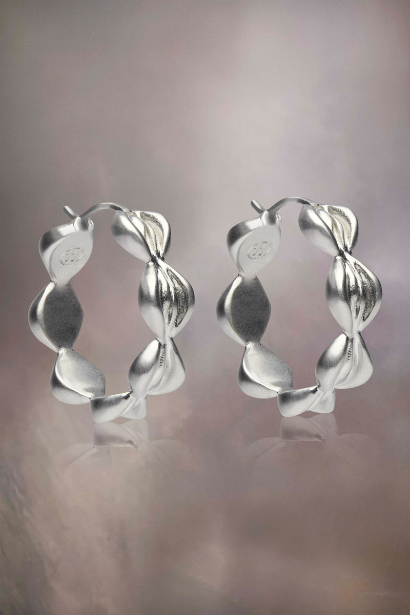 Maison Margiela Timeless hoop earrings outlook