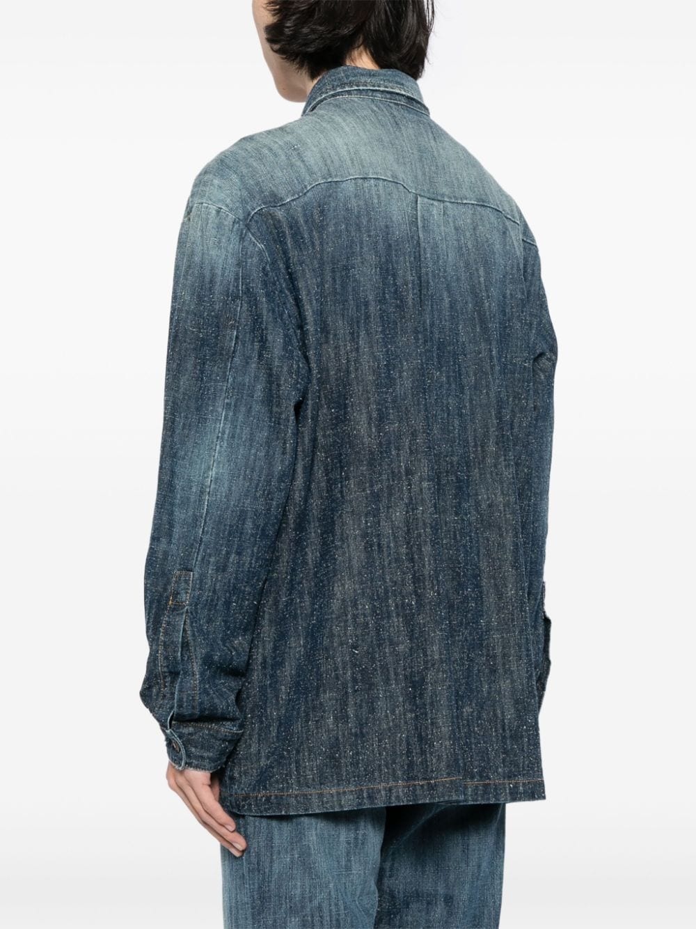 faded denim shirt - 4