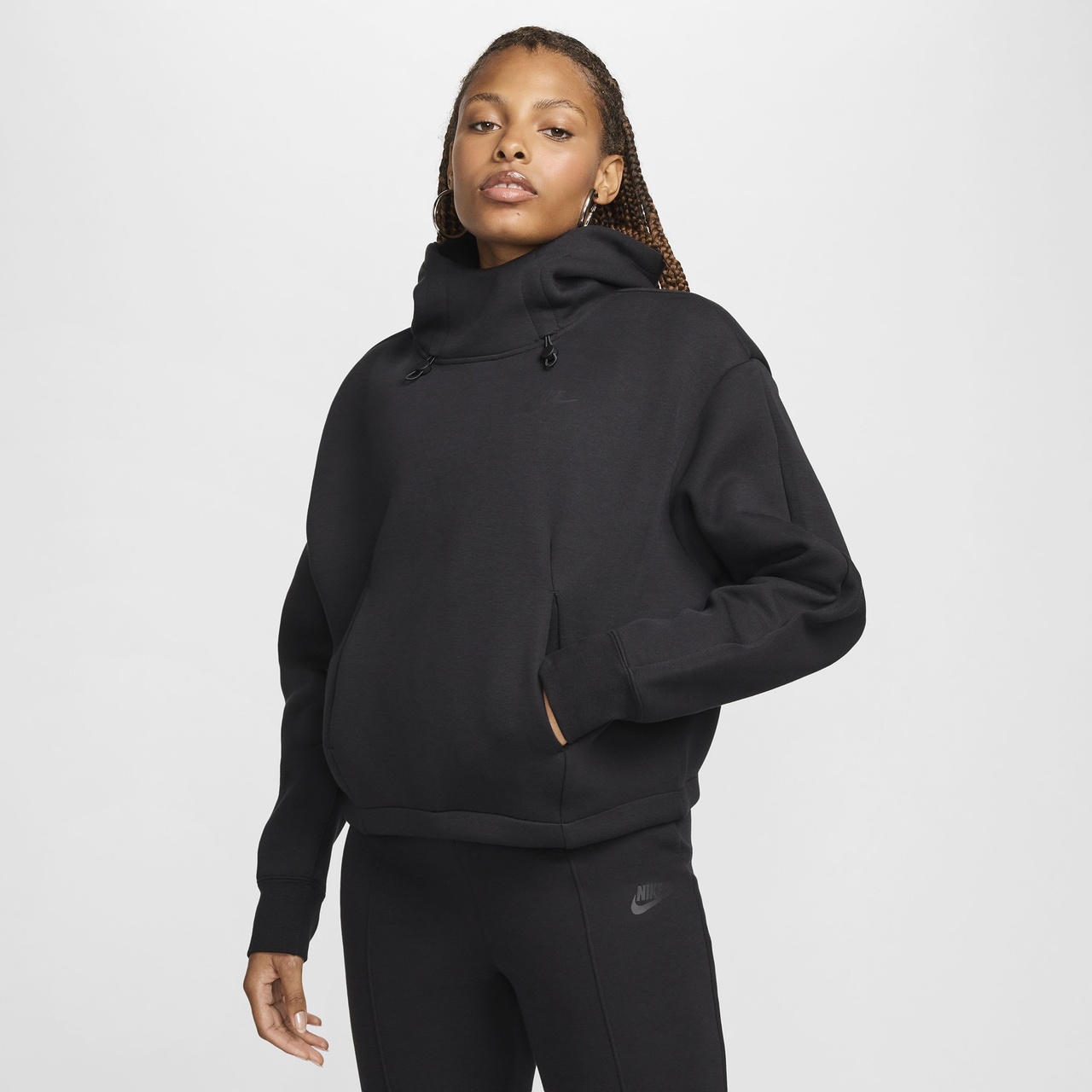 Nike Womens Nike NSW Tech Fleece OS Hoodie - 1