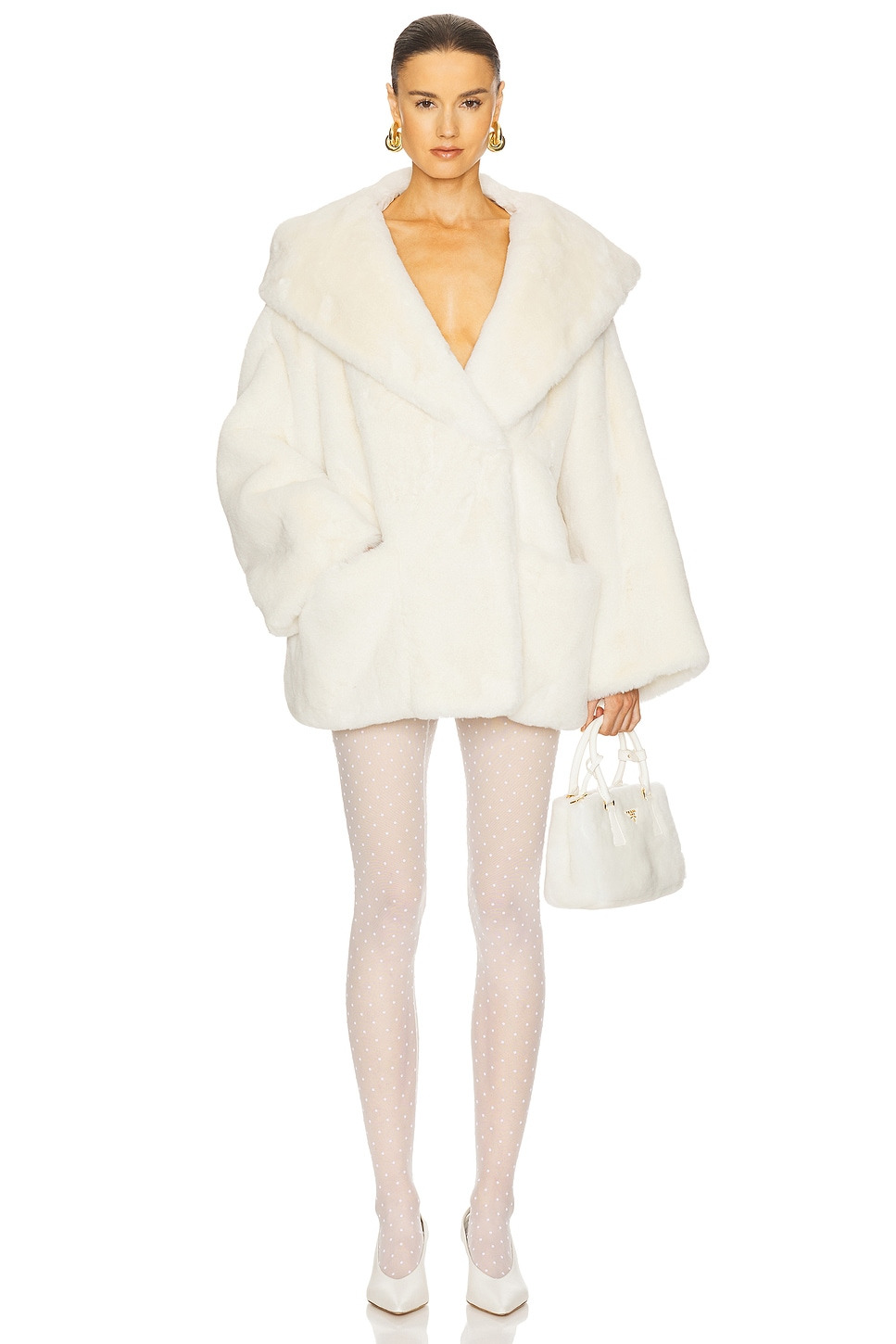 The Hooded Faux Fur Coat - 5