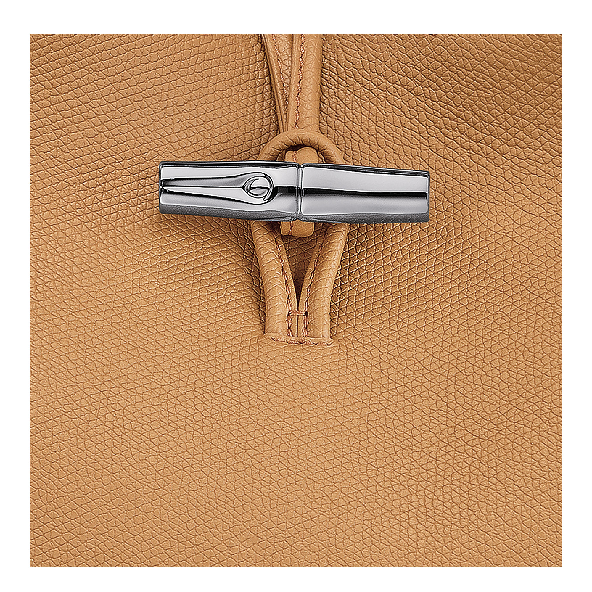 Le Roseau L Handbag Walnut - Leather - 6