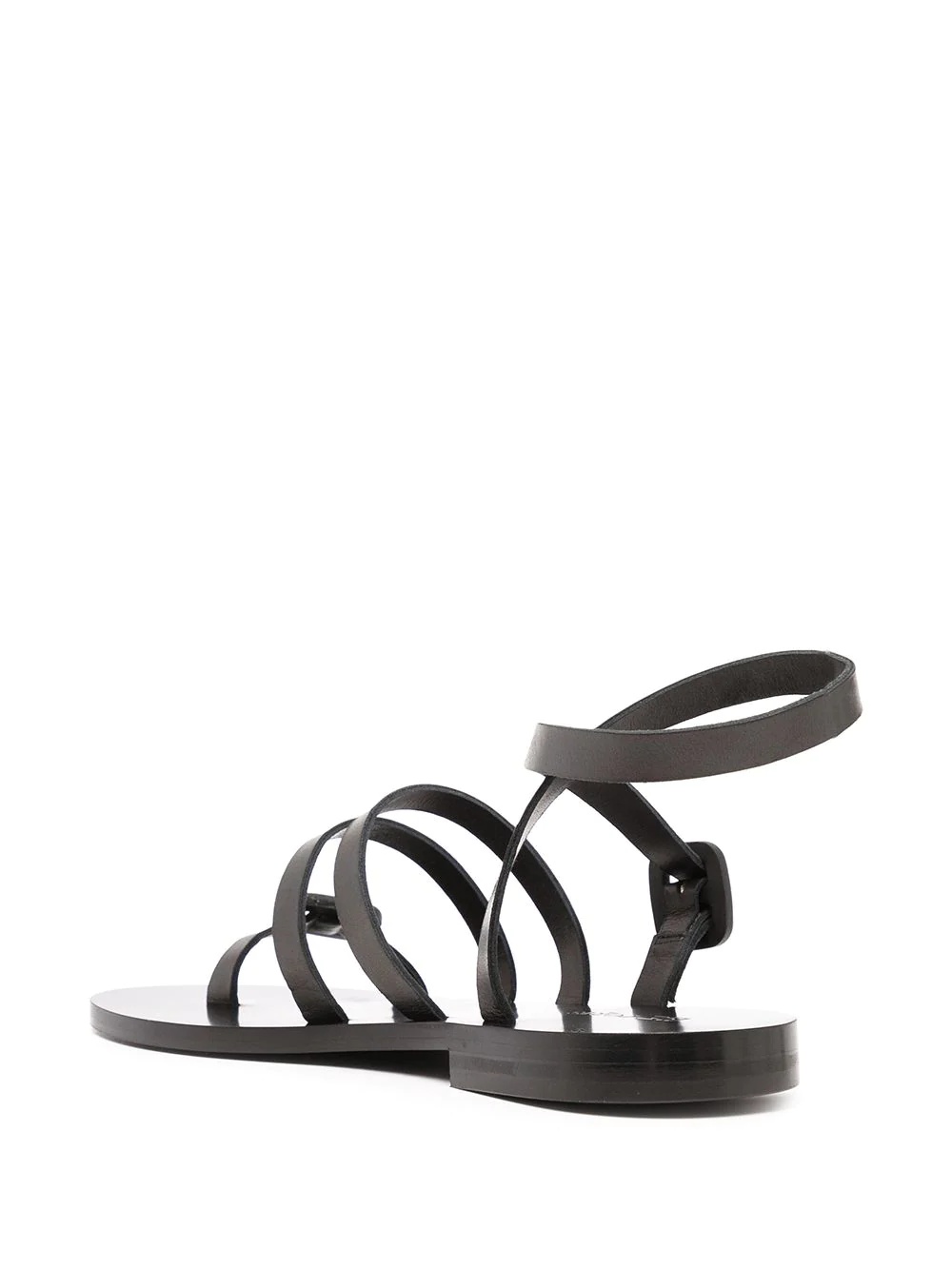 strappy leather sandals - 3