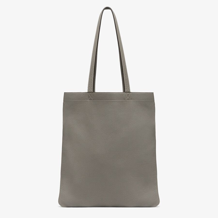 Light gray leather bag - 3