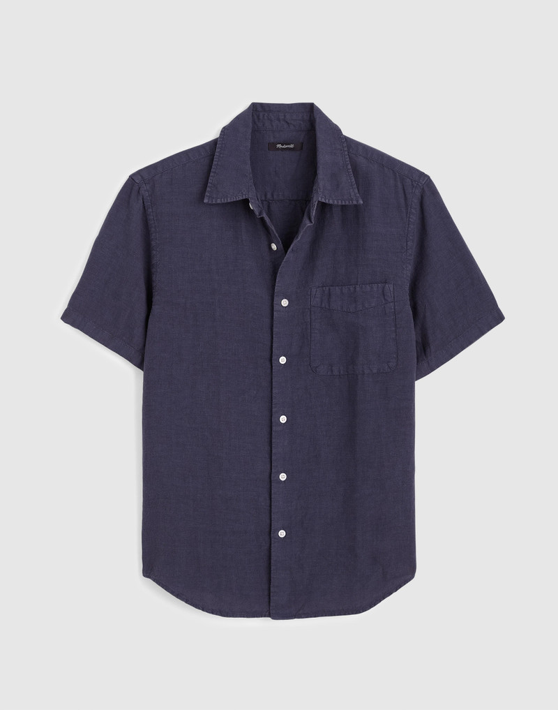 The Allday Short-Sleeve Shirt in Linen 1