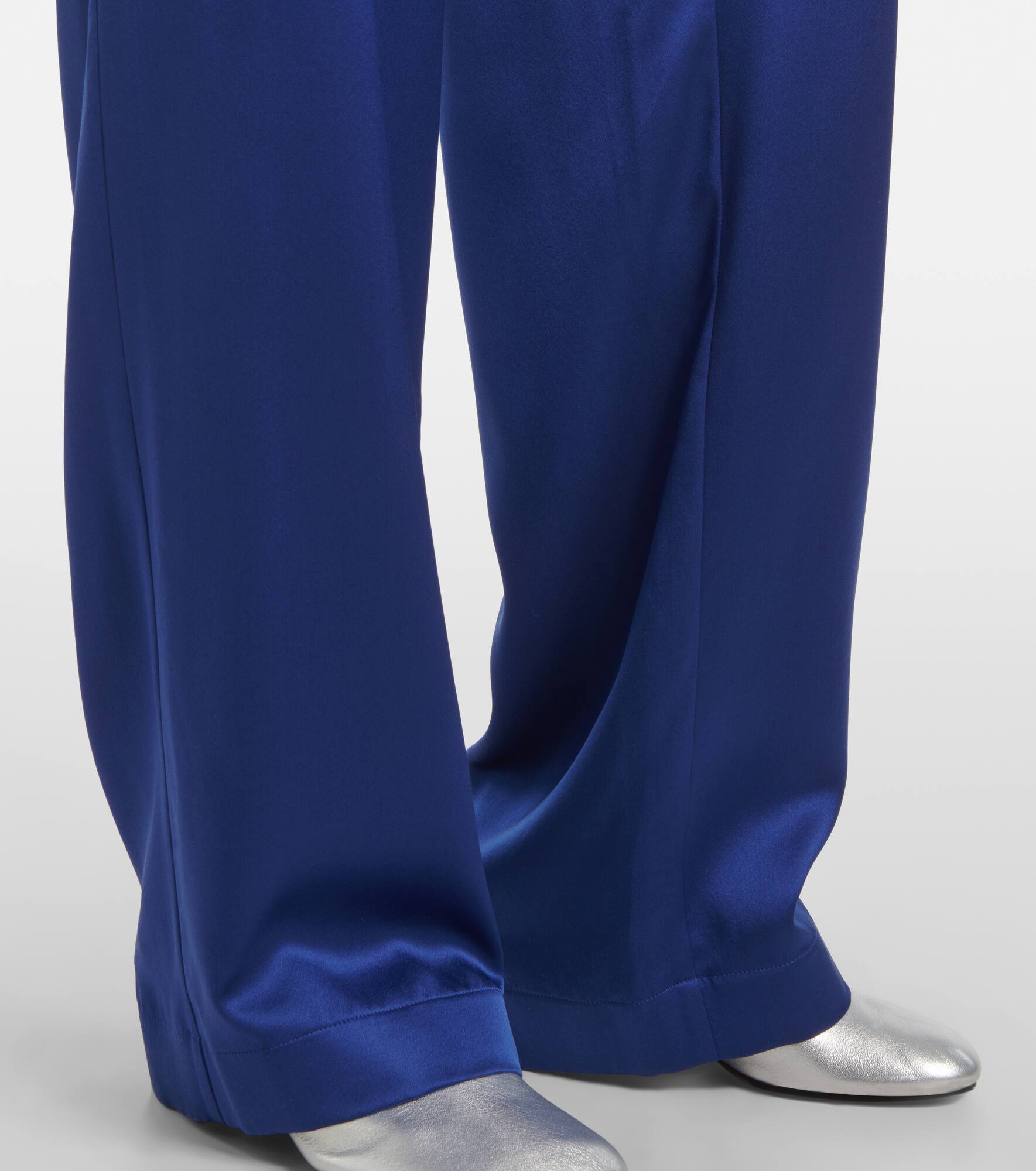 New Sahel silk straight pants - 5