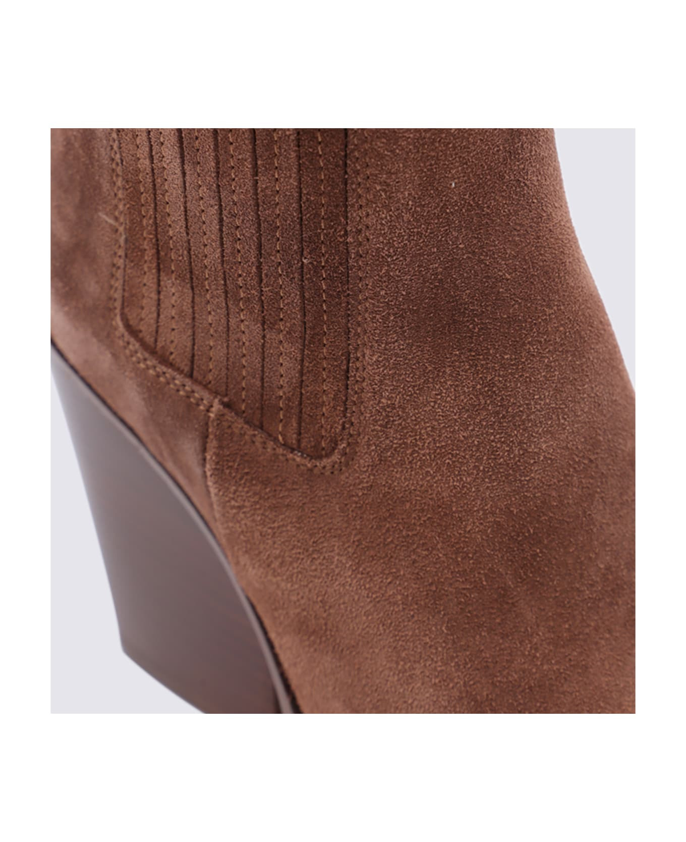 Brown Leather Dallas Boots - 4
