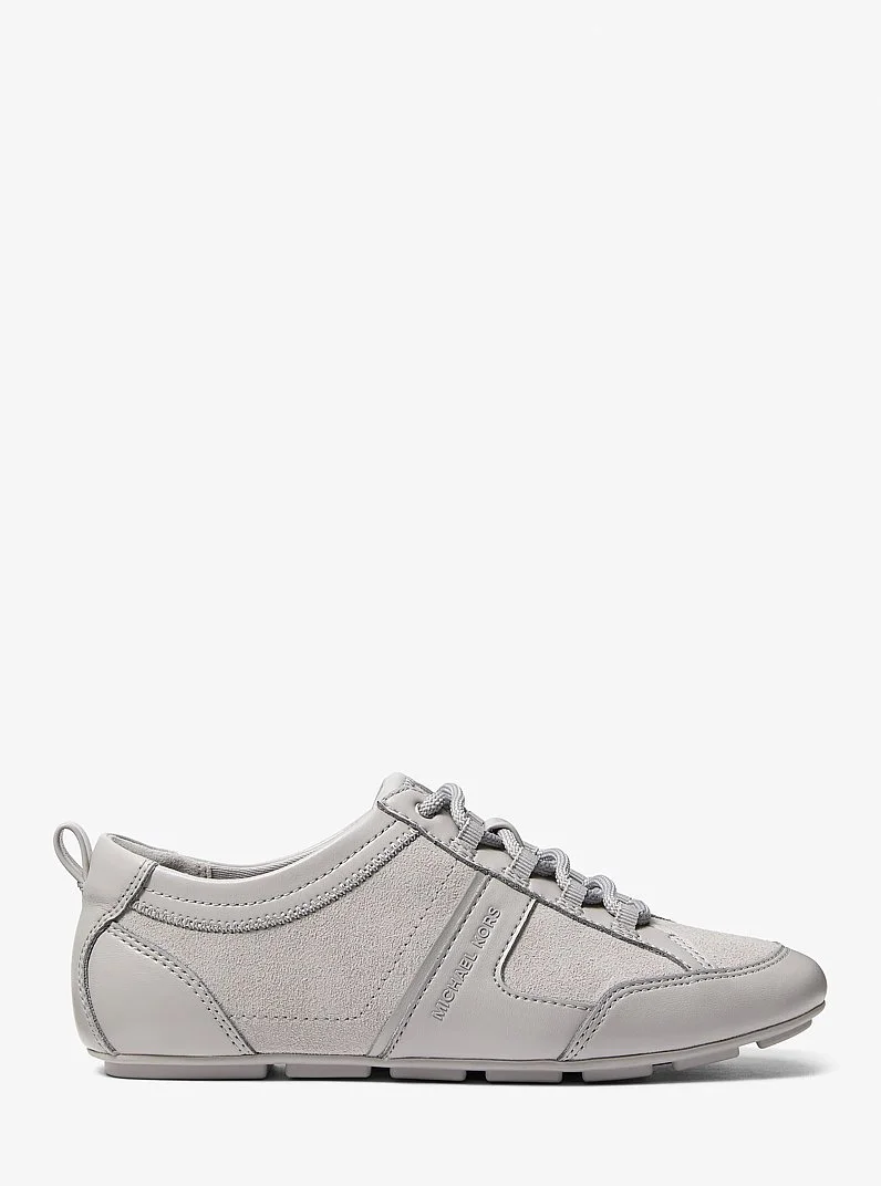 Keely Suede and Leather Trainer - 1