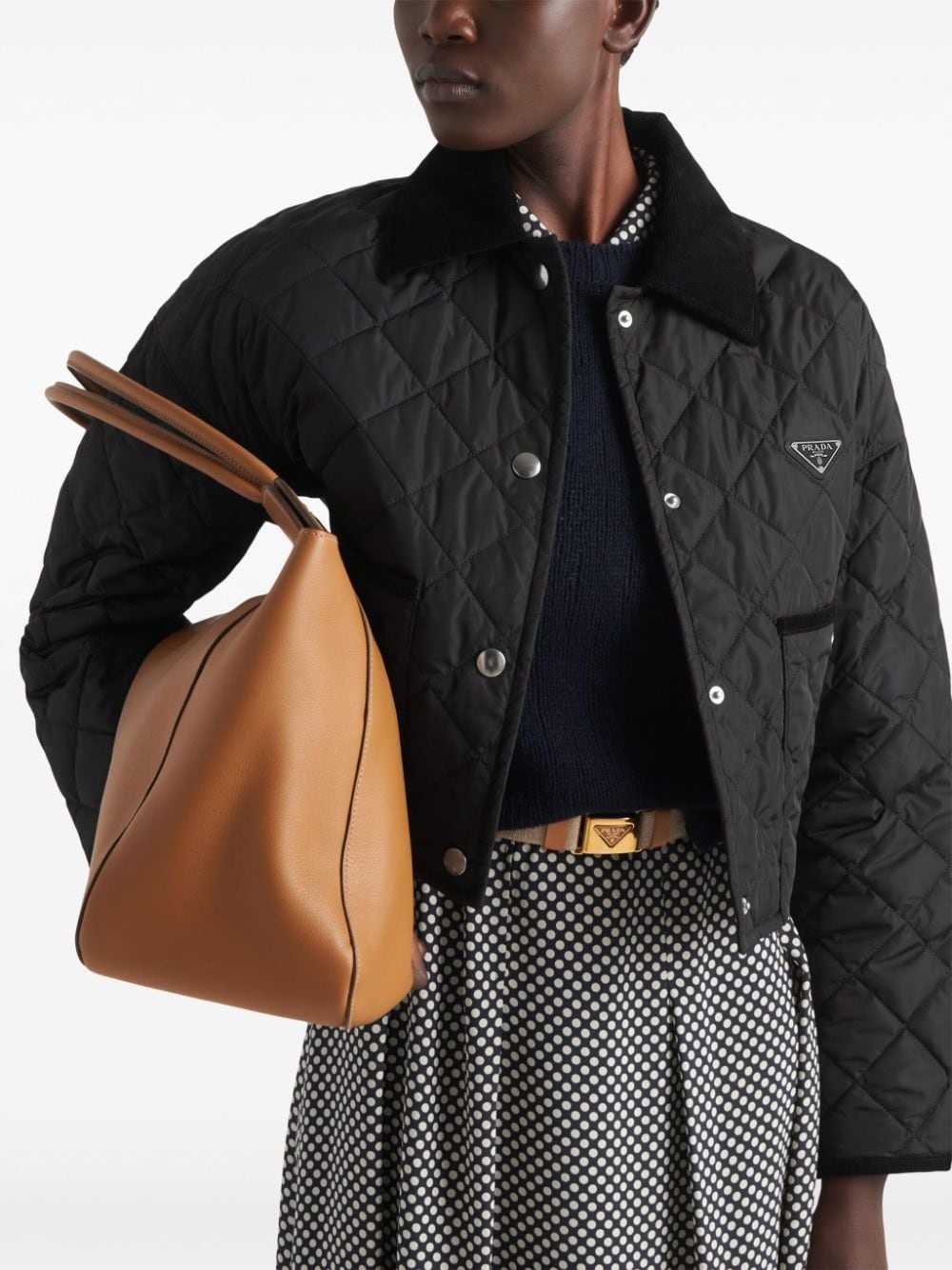 quilted Re-Nylon jacket - 5