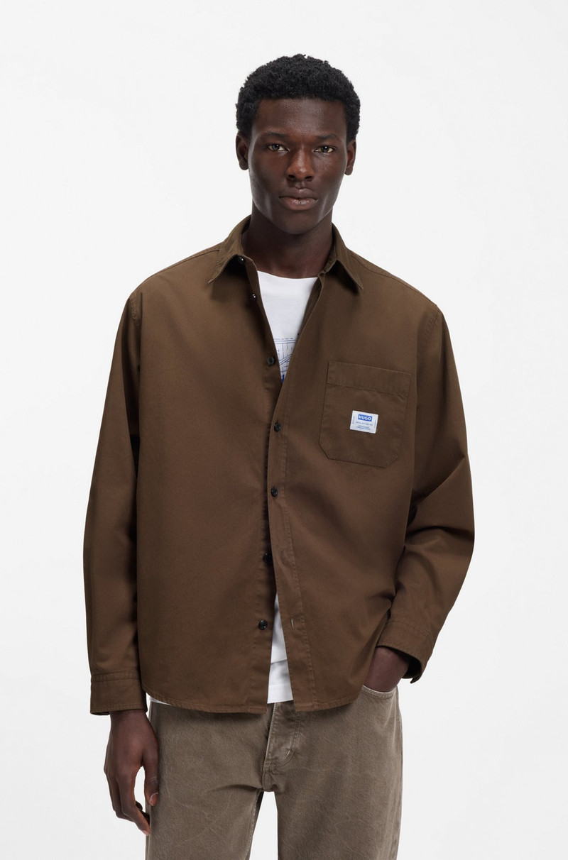 OVERSIZED-FIT OVERSHIRT IN COTTON CANVAS 2