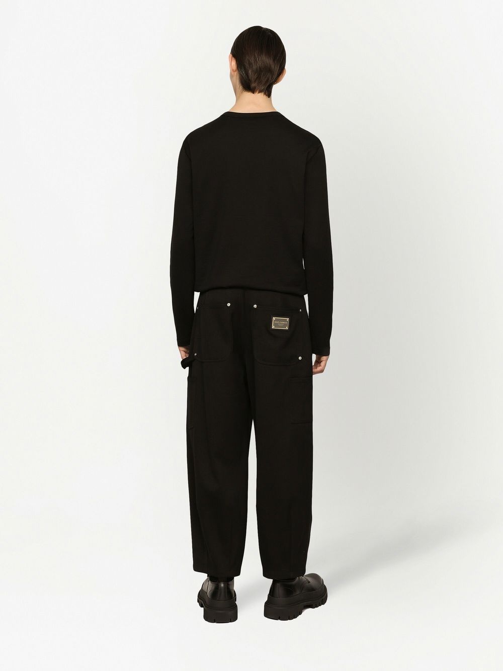 logo-tag long-sleeve T-shirt - 4