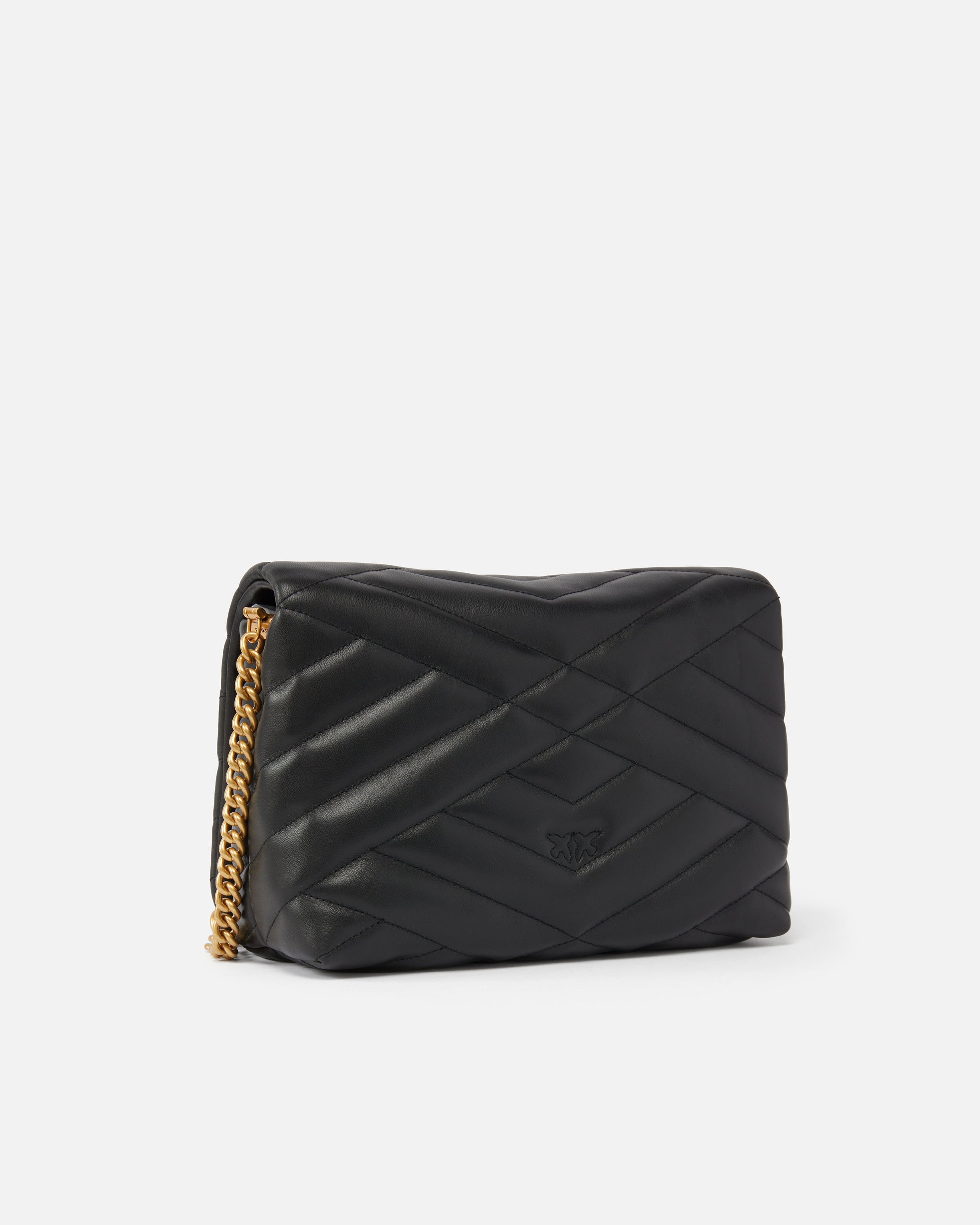QUILTED NAPPA LEATHER LOVE BAG PUFF SHOULDER BAG - 2