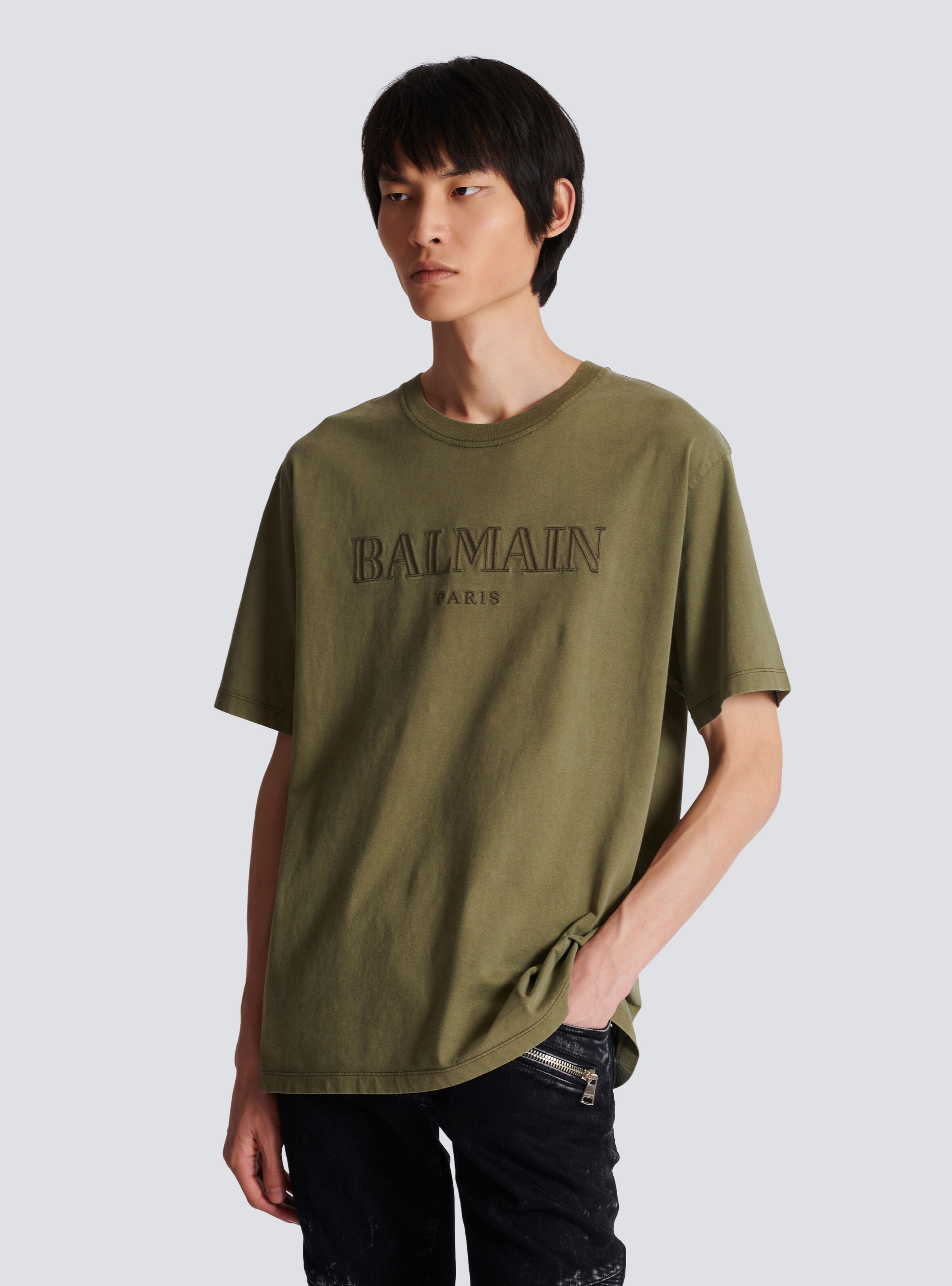 Vintage Balmain embroidered T-shirt - 6