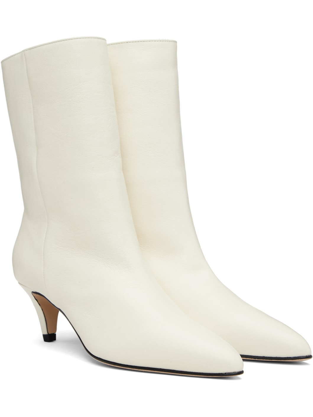 Off-White Lysander Washed Leather Boots - 4