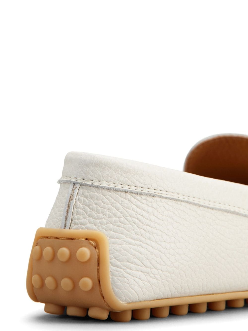 penny-slot leather loafers - 5