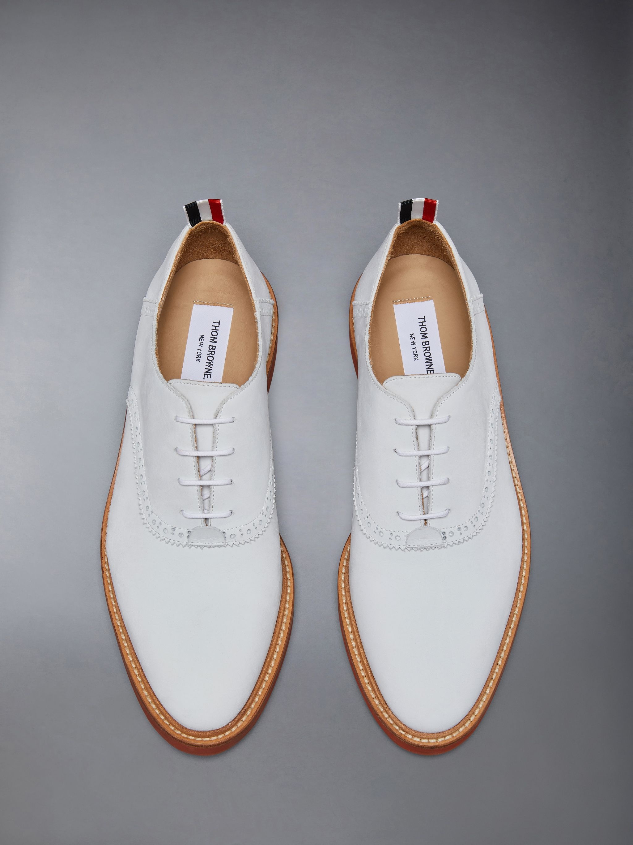 Nubuck Micro Sole Saddle Shoe - 5