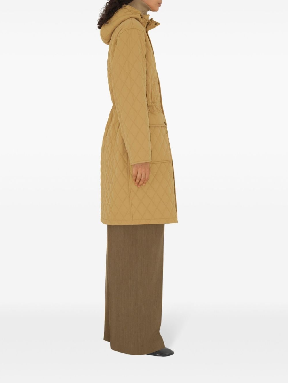 padded parka coat - 3