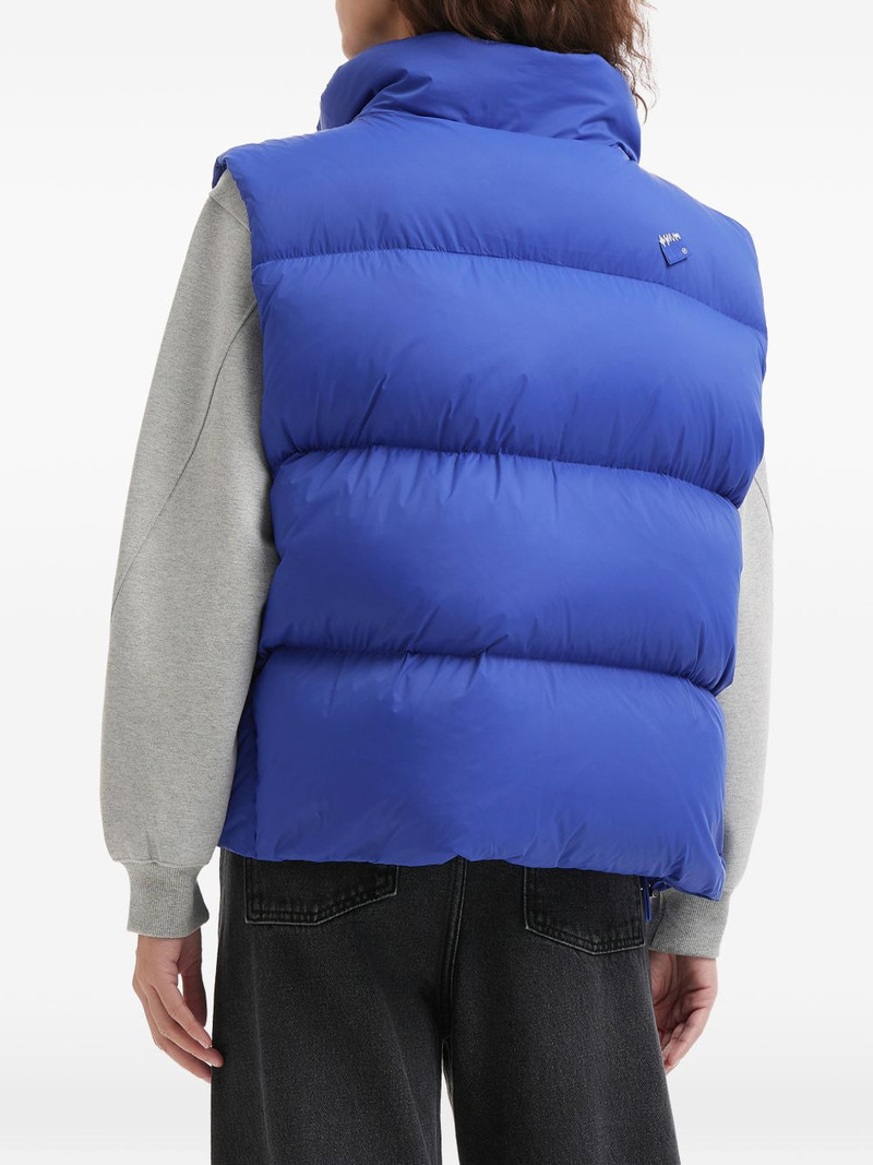 Tag zip-up padded gilet 5
