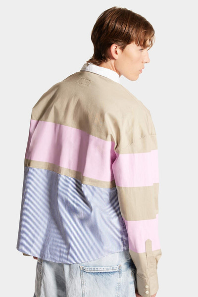DSQUARED2 RUGBY HYBRID OVERSIZE SHIRT outlook