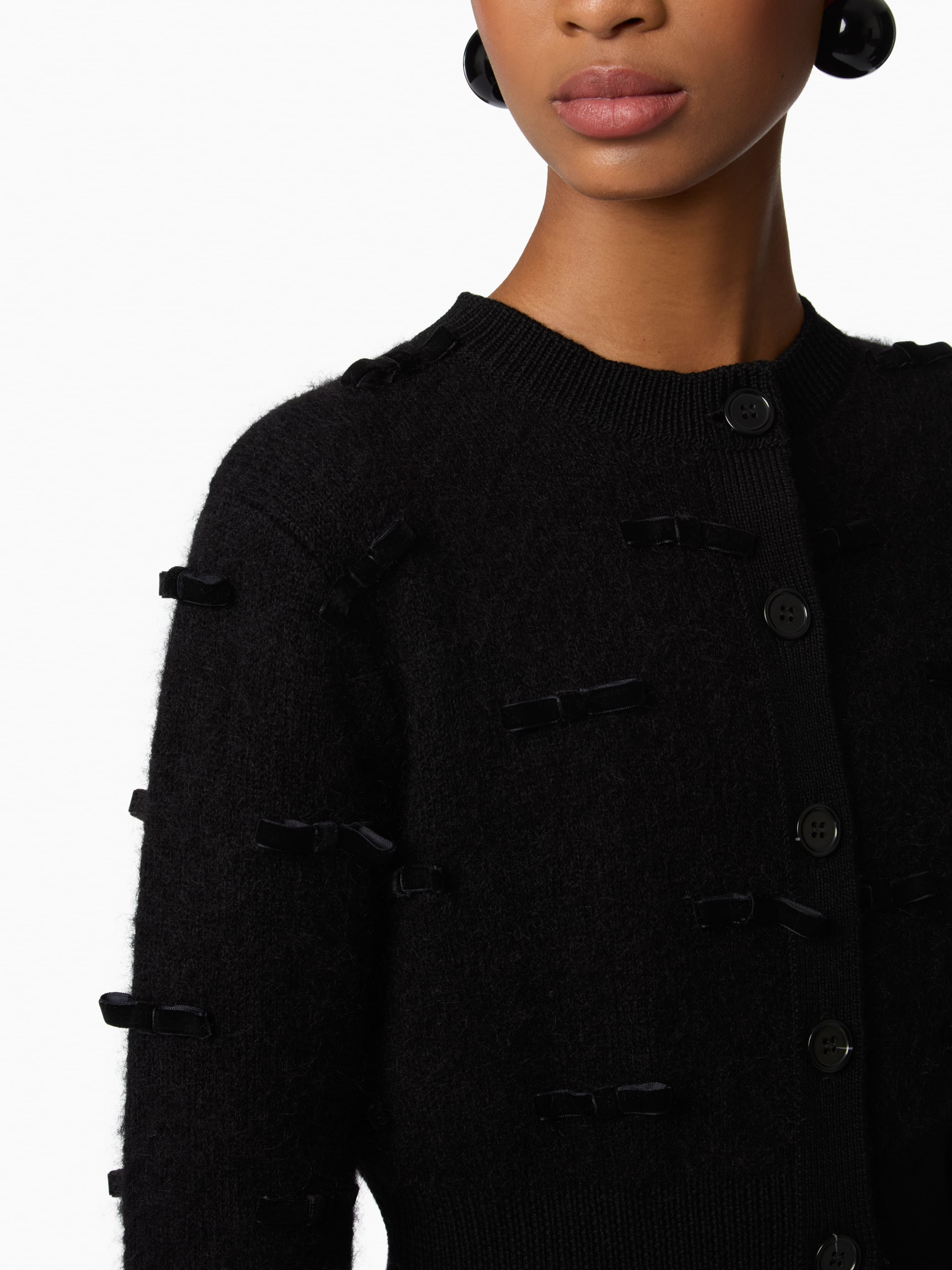 Mohair Knit Cardigan - 3