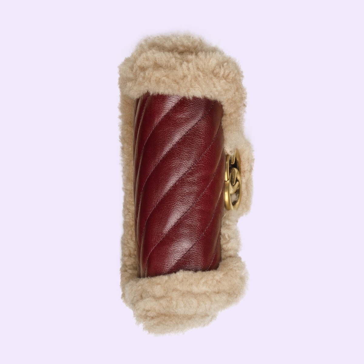 GG Marmont super mini bag with wool trim - 7