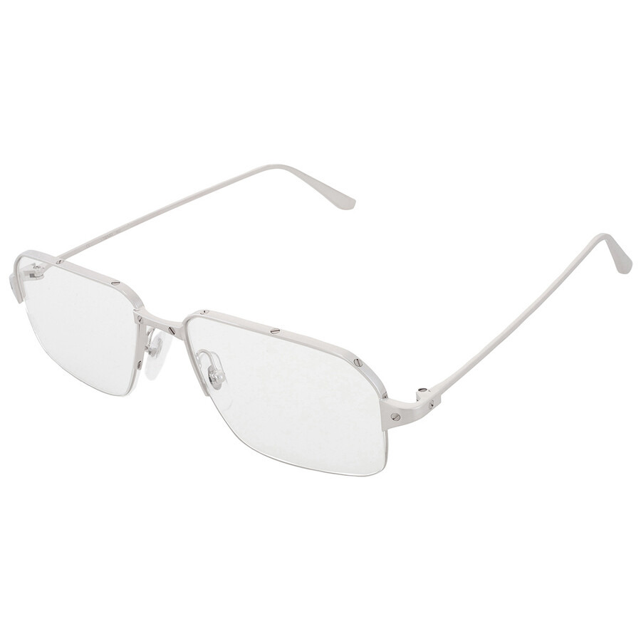 Cartier Demo Rectangular Men's Eyeglasses CT0232O 002 55 - 3
