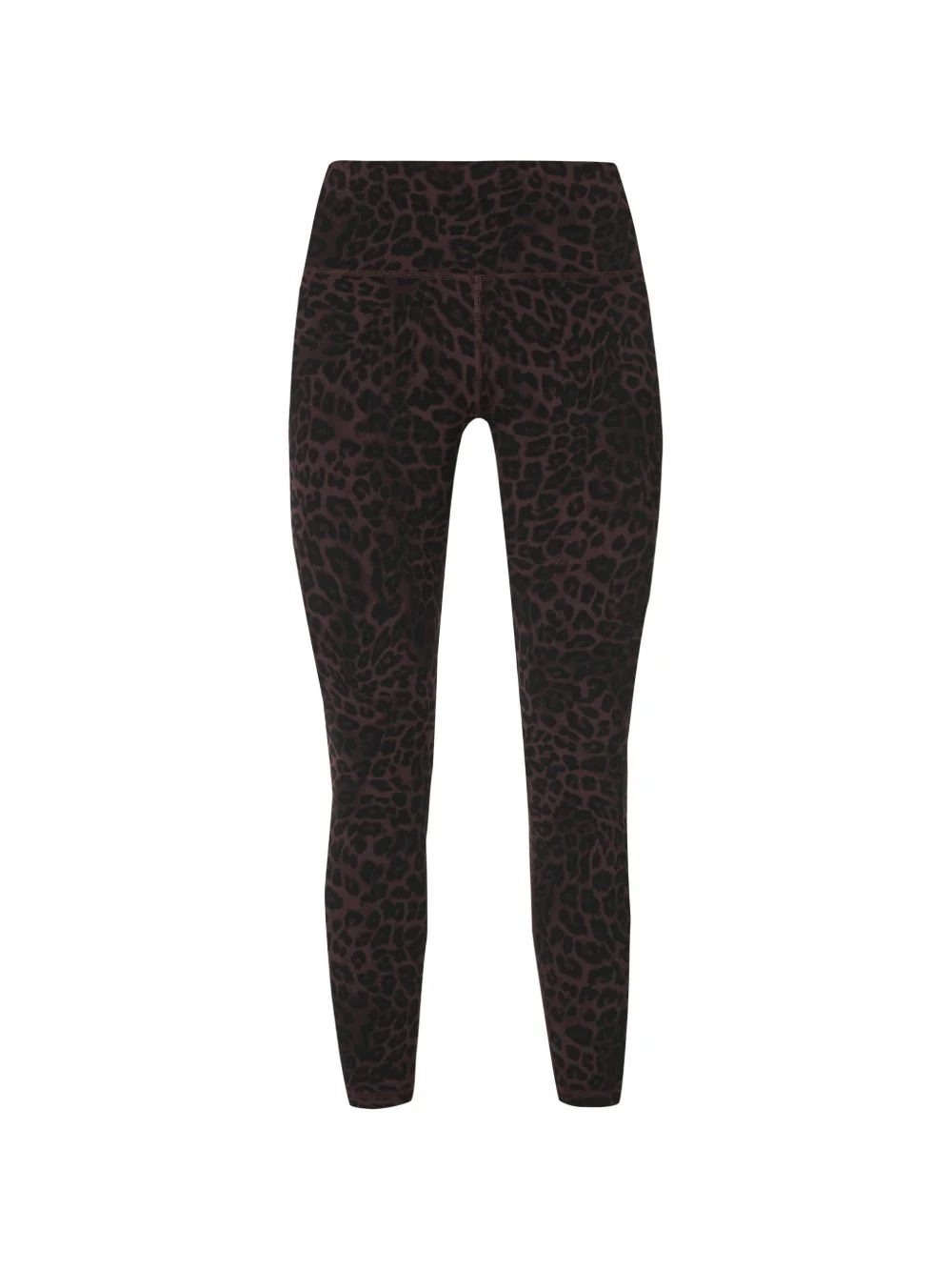 leopard-print high-waisted leggings - 1