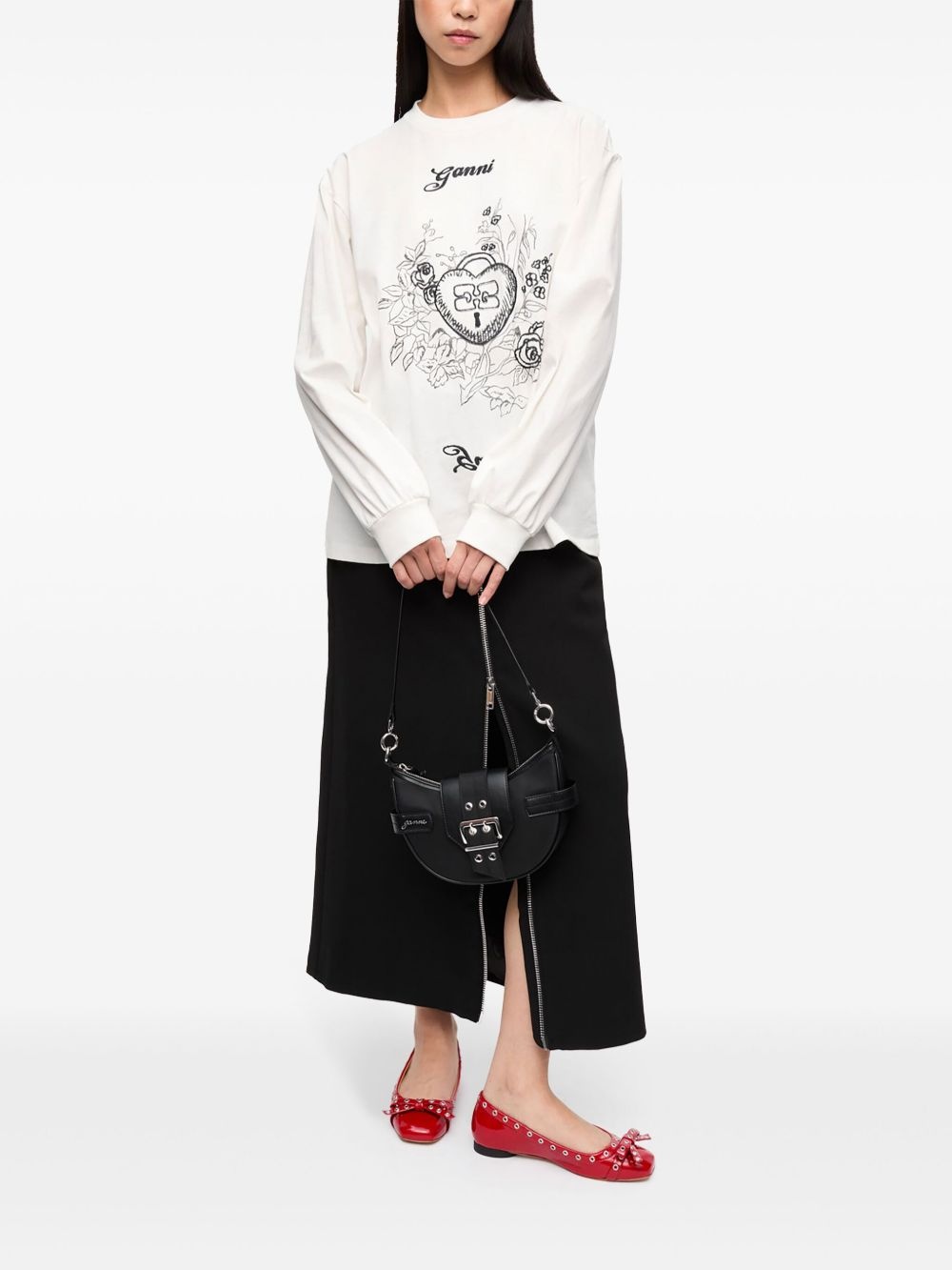 graphic-print sweatshirt - 2