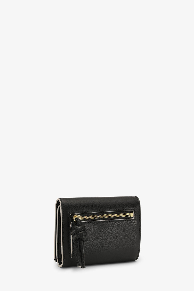 GANNI BLACK GANNI BOU TRIFOLD WALLET outlook