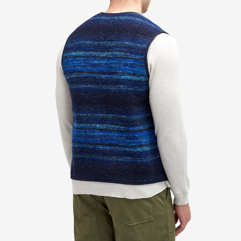 Universal Works Mississippi Fleece Zip Gilet 3