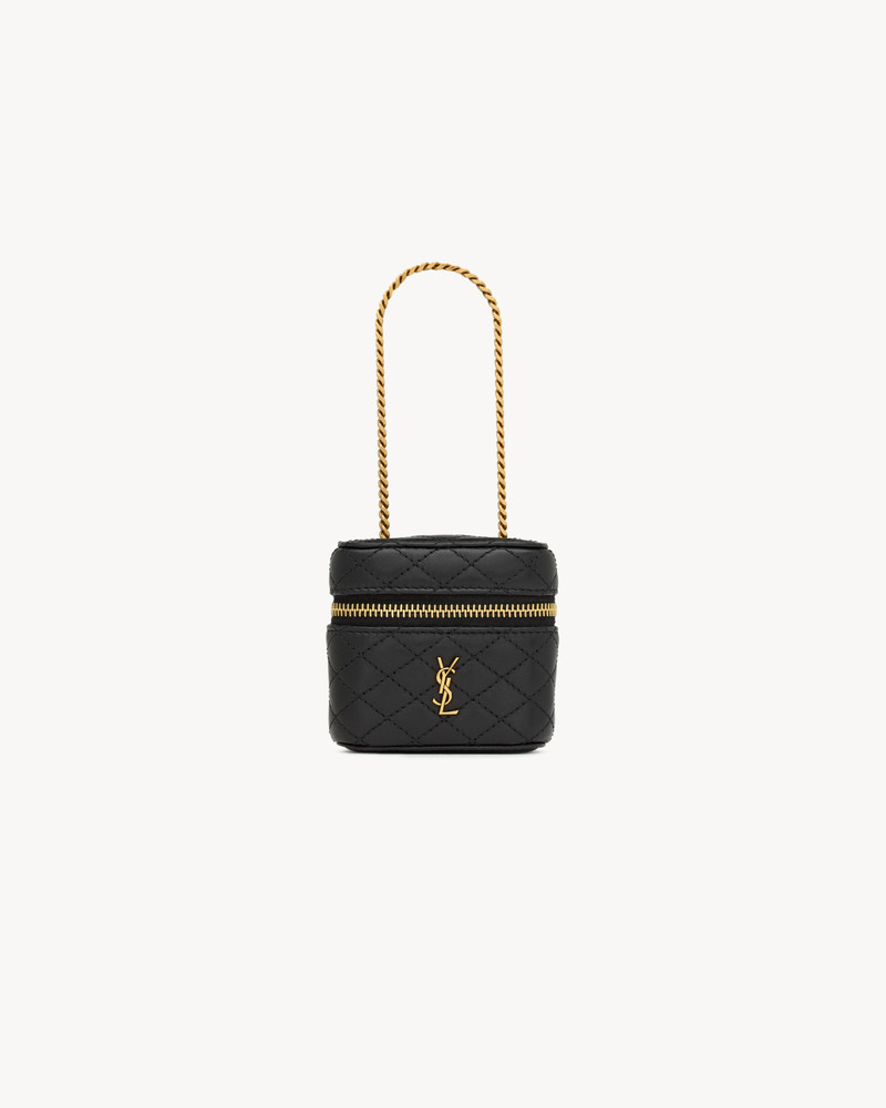 GABY VANITY BAG CHARM IN LAMBSKIN 1