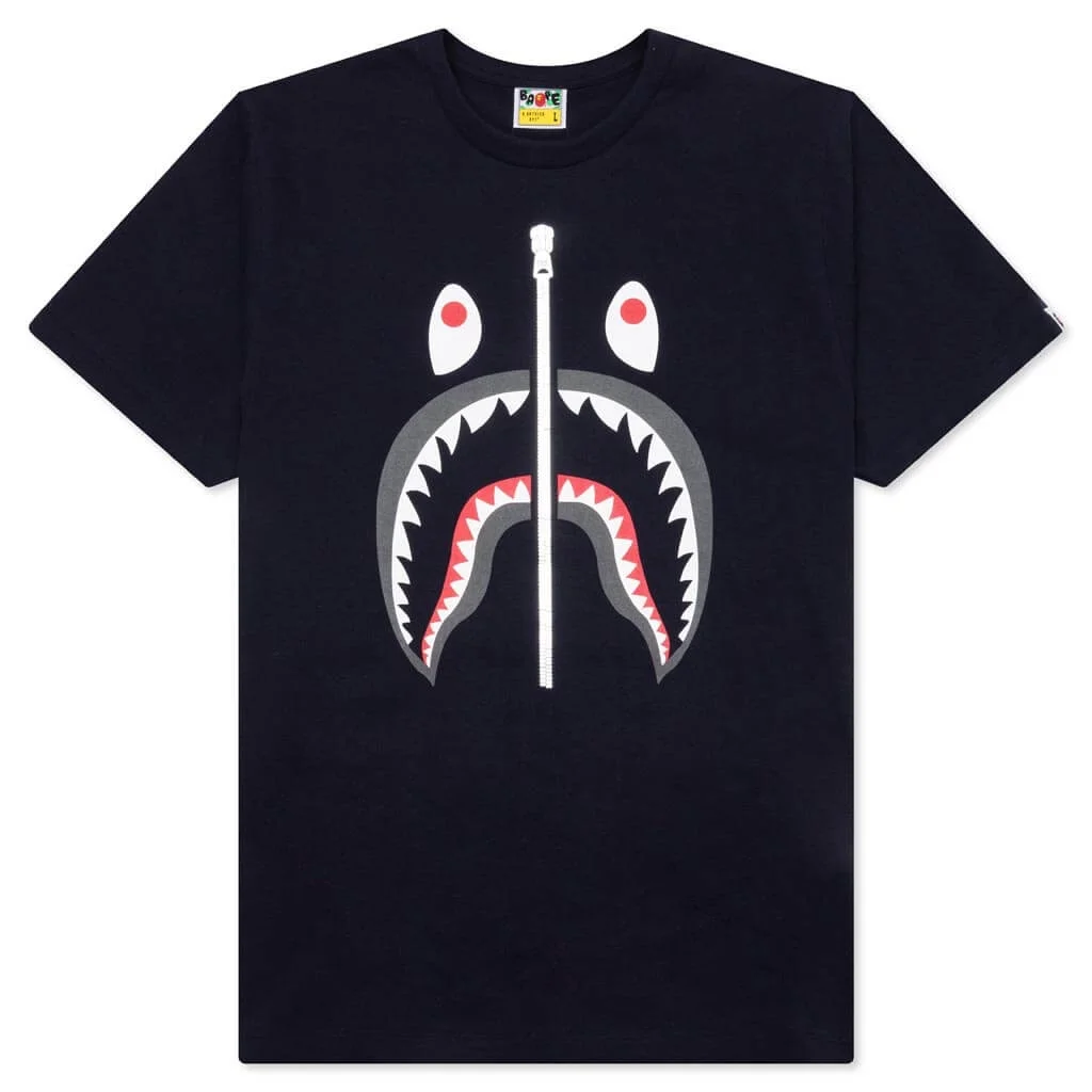 SHARK TEE - NAVY - 1