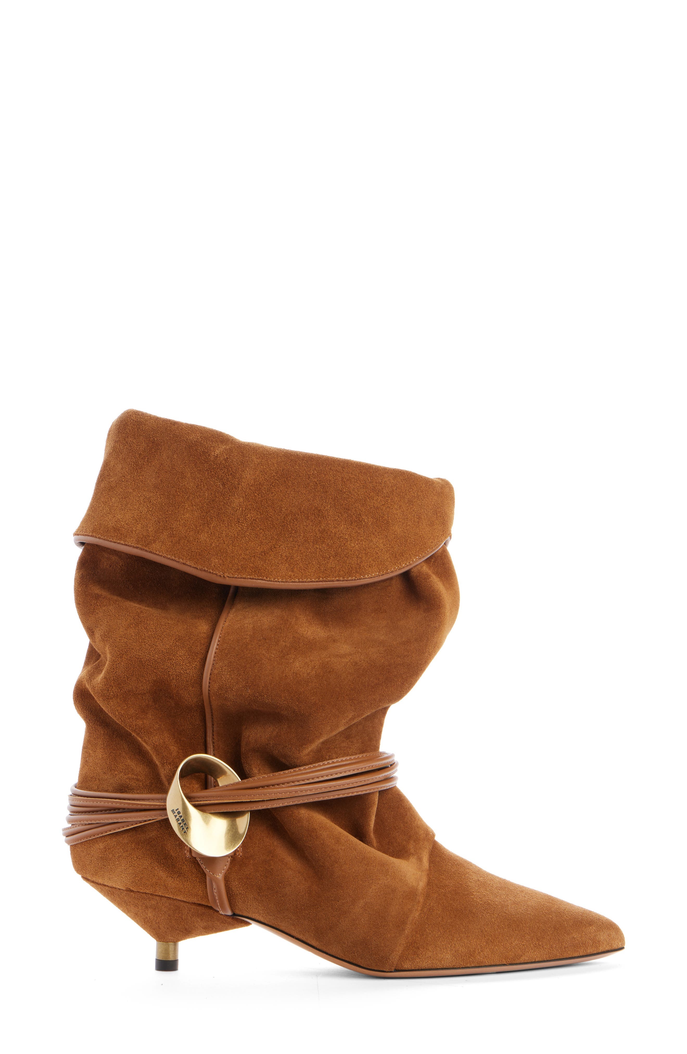 Isabel Marant Edrika Pointed Toe Bootie in Cognac at Nordstrom - 3