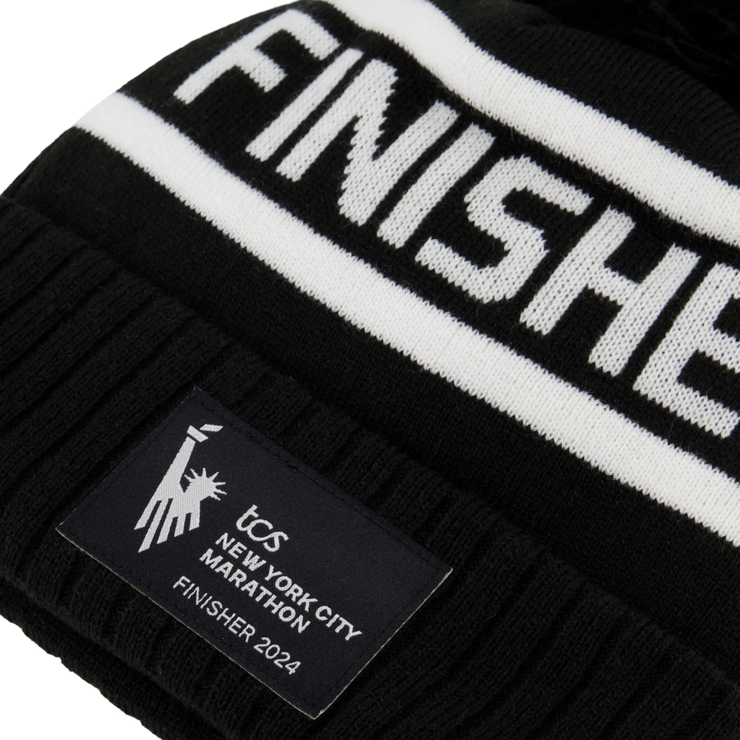 NYC Marathon Finisher Pom Beanie - 3