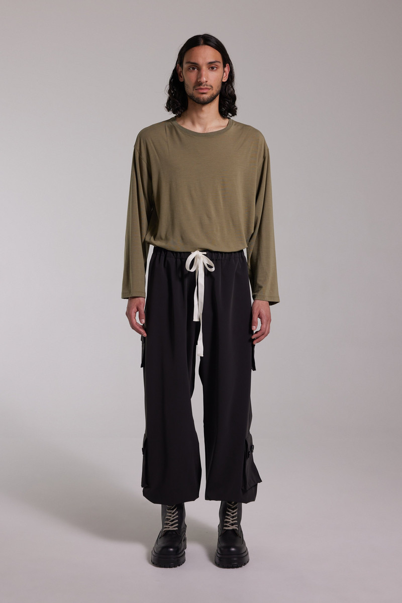 Stutterheim Kvala Matte Trousers Black outlook