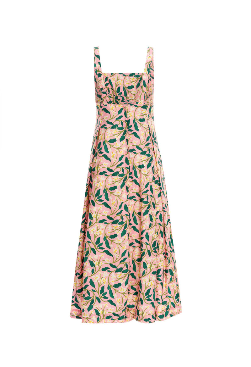 Hortensia Dos Gardenias Rosa Midi dress 3