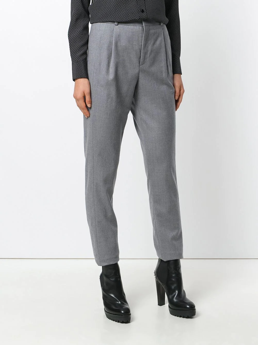 straight-leg tailored trousers - 3