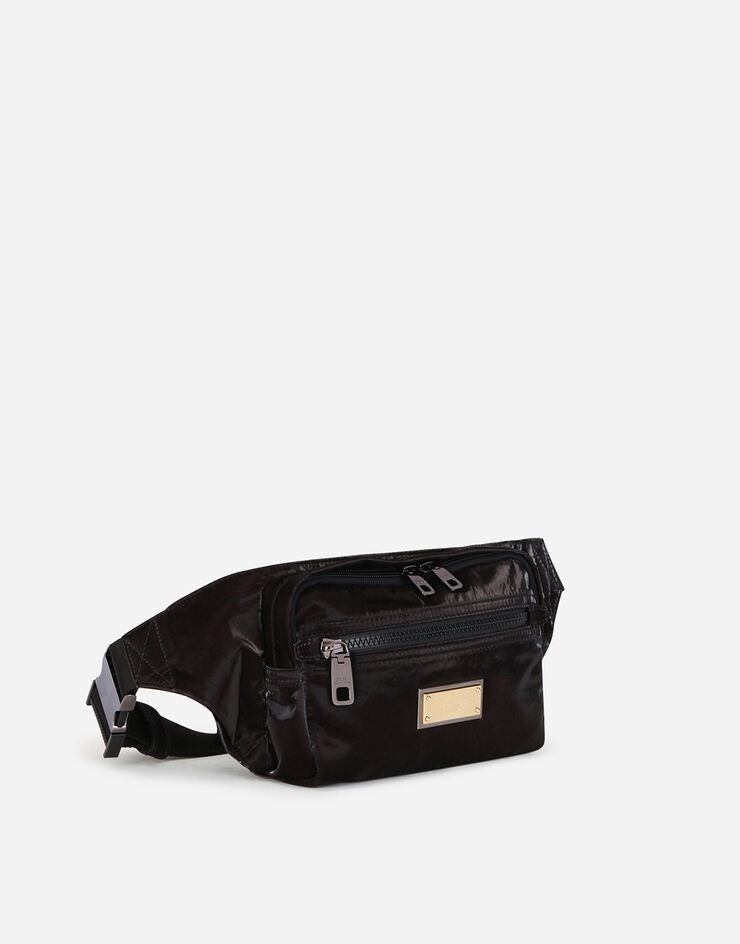 Nero Sicilia dna nylon belt bag with branded tag - 2