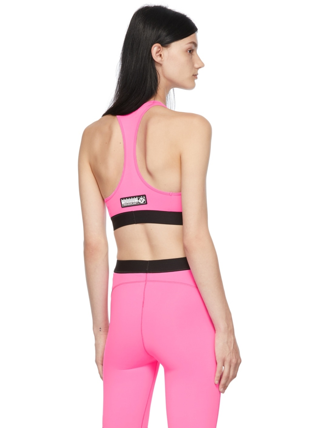 Pink Logo Sports Bra - 3