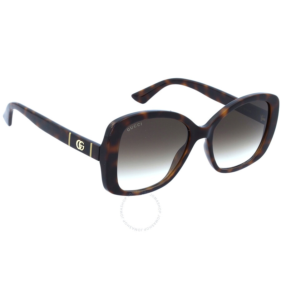 Gucci Brown Square Ladies Sunglasses GG0762S 002 56 - 3