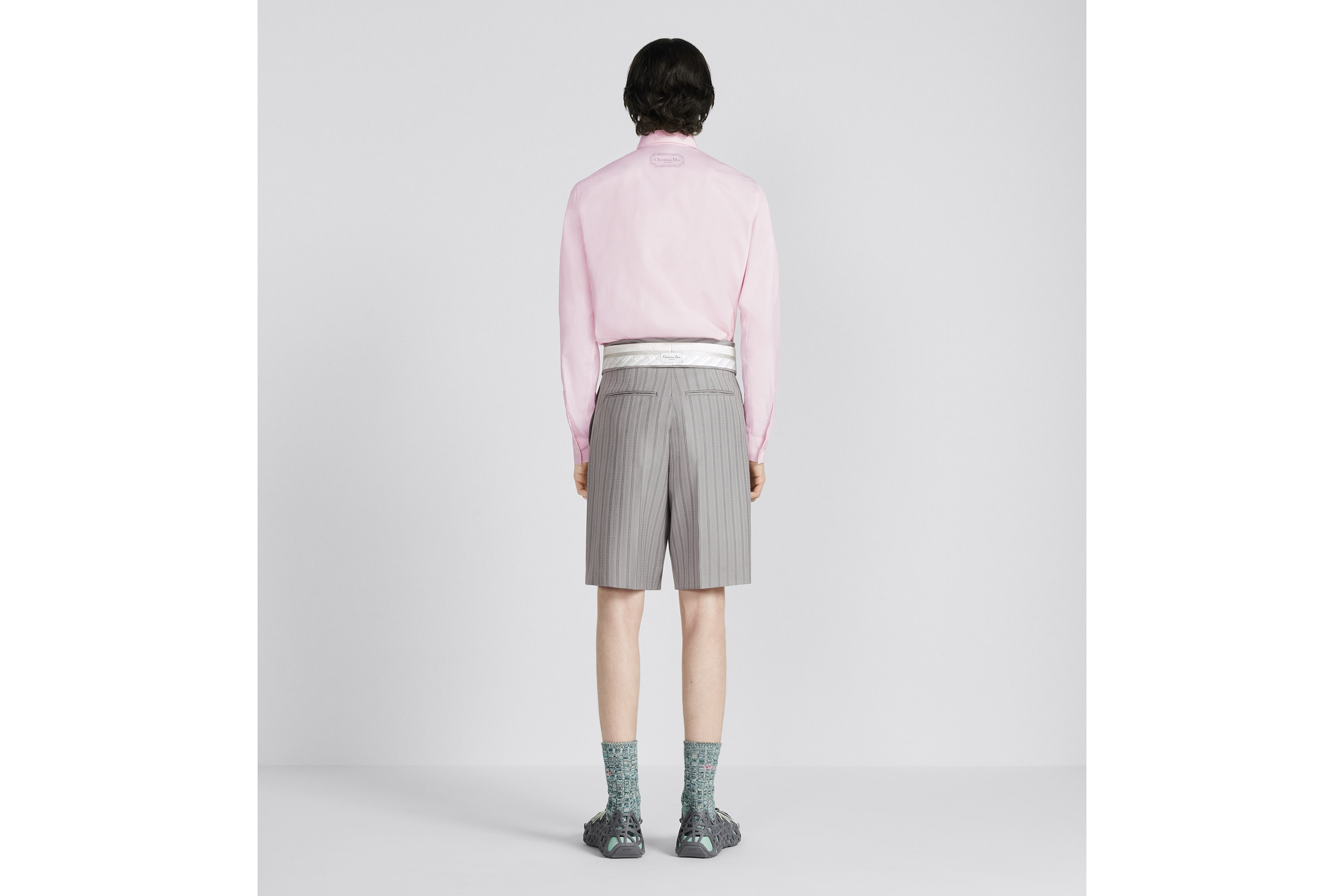 Bermuda Shorts with Turned-Down Waistband - 6